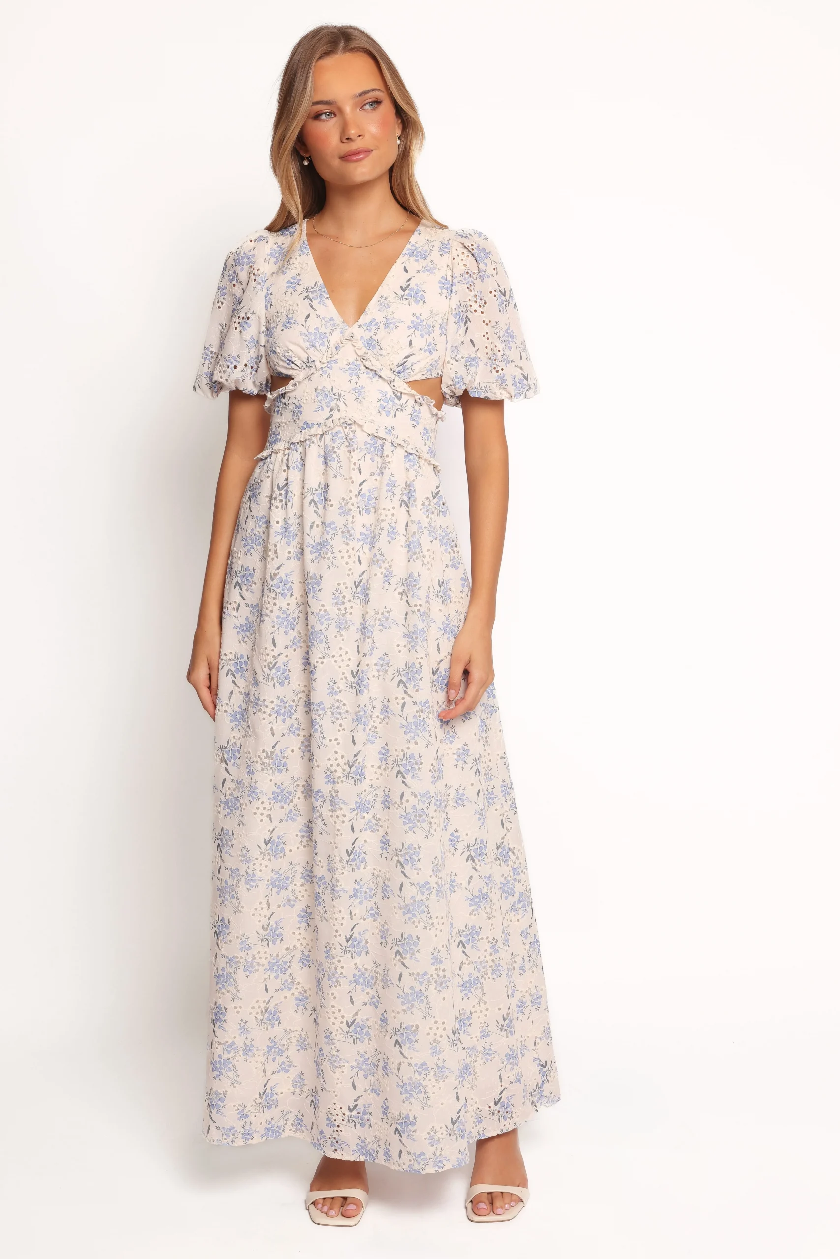 Jemima Puff Shoulder Maxi Dress - Image 3